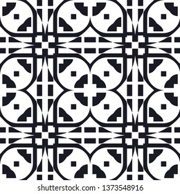 Vintage retro modern art deco ornamental seamless pattern