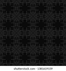 Vintage retro modern art deco ornamental seamless pattern