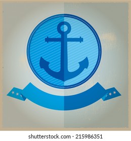 Vintage Retro Nautical Badges And Labels