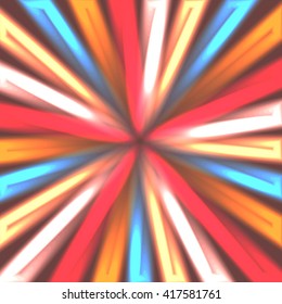 Vintage retro neon vector abstract background illustration