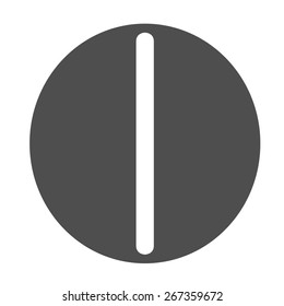 Vintage and retro numeric font number zero for big posters etc