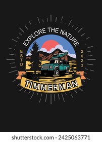 Vintage Retro Outdoor Adventure Travel T-Shirt