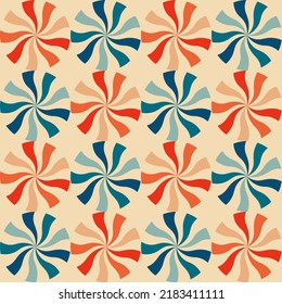 Vintage retro pattern with Christmas sweets. Christmas background 