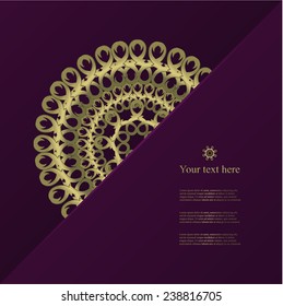 Vintage retro pattern. Vector illustration. template, invitation