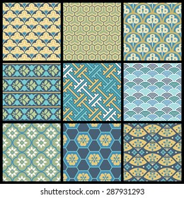vintage retro patterns