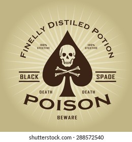 Vintage Retro Poison Seal
