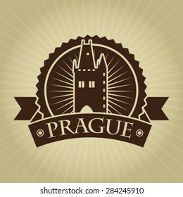 Vintage Retro Prague Seal