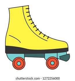 Vintage, retro quad roller skates