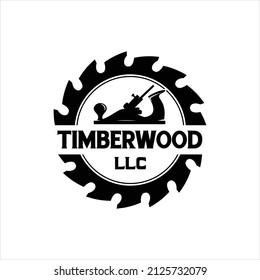 Vintage retro rustic of carpentry wood working saws logo design inspiration