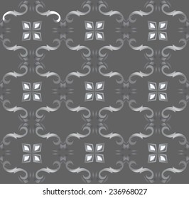 Vintage retro seamless pattern. Vector illustration