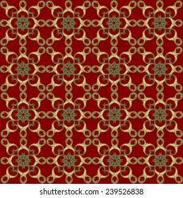 Vintage retro seamless pattern. Vector illustration