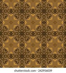 Vintage retro seamless pattern. Vector illustration