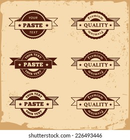 Vintage retro stamp