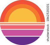 vintage retro striped sunset graphics.
you can edit and use in your projects (t-shirt,POD,book cover…).