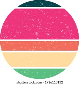 vintage retro striped sunset graphics.
you can edit and use in your projects t-shirt,POD,book cover,logo svg