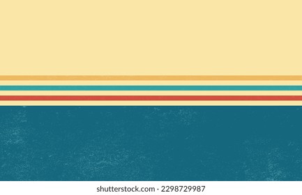 Vintage retro stripes vector background