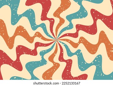 Vintage Retro Style Background With Grunge Texture, Vintage Retro Background