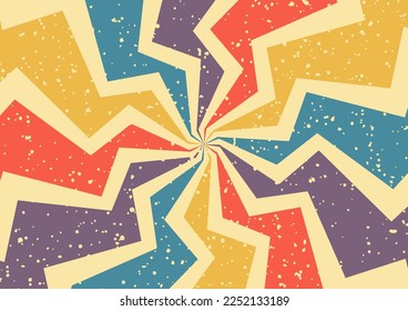Vintage Retro Style Background With Grunge Texture, Vintage Retro Background