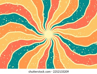Vintage Retro Style Background With Grunge Texture, Vintage Retro Background