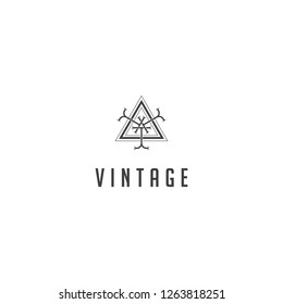 Vintage Retro Style Vector.