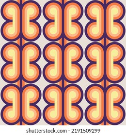 Vintage retro styled pattern background 