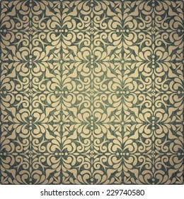 Vintage retro stylish seamless pattern