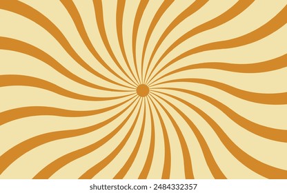 vintage retro sun background with rays design template