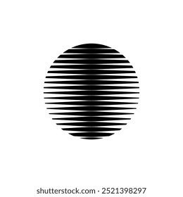 Antiguas retro Sun Circle emblema. Diseño del logotipo de la salida del sol.