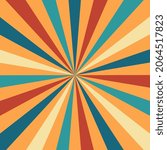 Vintage retro sunbrust background design
