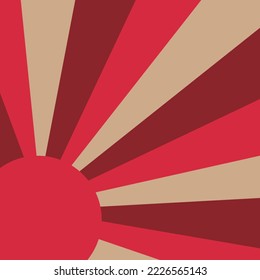 Vintage retro sunshine for text. Background. Retro Vector Wallpaper. sun magic beam pattern background vintage radiation poster or sign