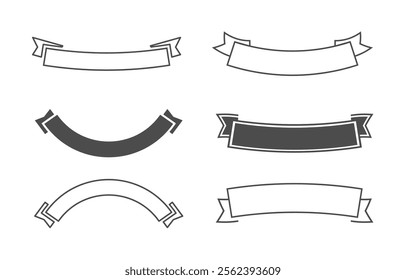 vintage and retro symbols, ribbons, frames, elements.