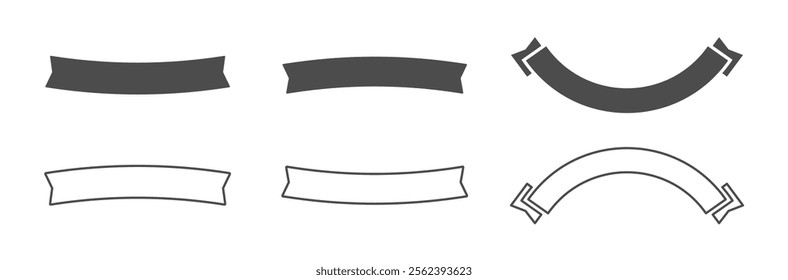 vintage and retro symbols, ribbons, frames, elements.