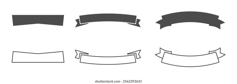 vintage and retro symbols, ribbons, frames, elements.