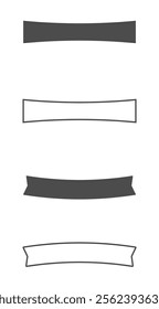 vintage and retro symbols, ribbons, frames, elements.