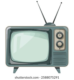 Vintage Retro Television Classic Old TV Design