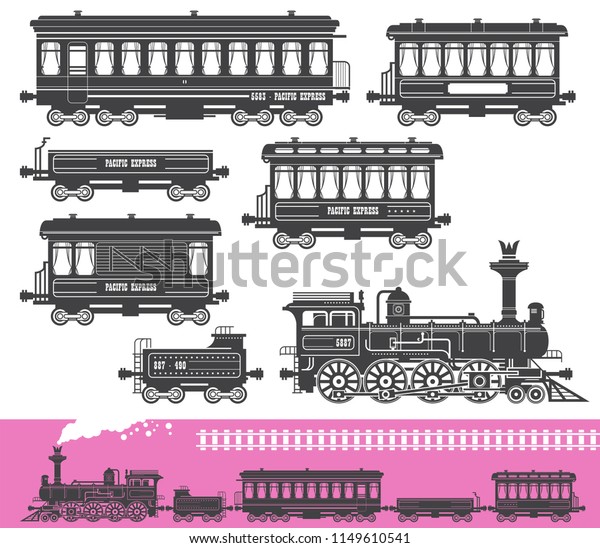 retro train set