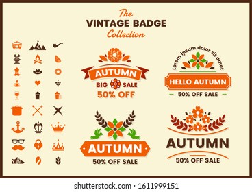 Vintage Retro Vector for banner, poster, flyer