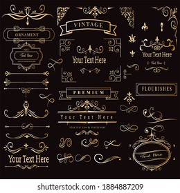 vintage retro vector elements for decoration