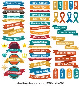 Vintage Retro Vector Logo for banner, poster, flyer