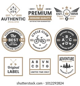 Vintage Retro Vector Logo for banner, poster, flyer