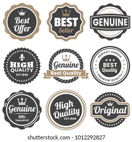 Vintage Retro Vector Logo for banner, poster, flyer