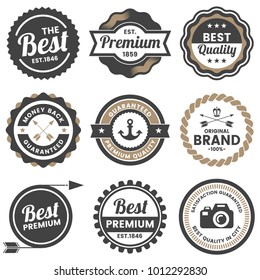 Vintage Retro Vector Logo for banner, poster, flyer