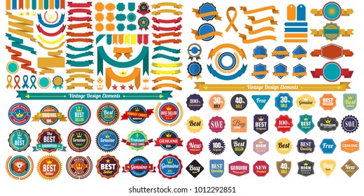 Vintage Retro Vector Logo for banner, poster, flyer