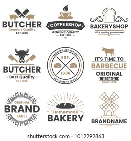 Vintage Retro Vector Logo for banner, poster, flyer