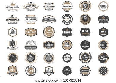 Vintage Retro Vector Logo for banner, poster, flyer