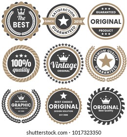 Vintage Retro Vector Logo for banner, poster, flyer