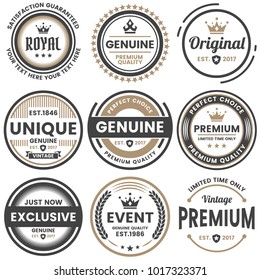 Vintage Retro Vector Logo for banner, poster, flyer