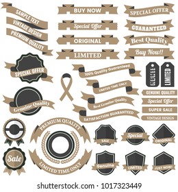 Vintage Retro Vector Logo for banner, poster, flyer