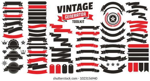 Vintage Retro Vector Logo for banner, poster, flyer