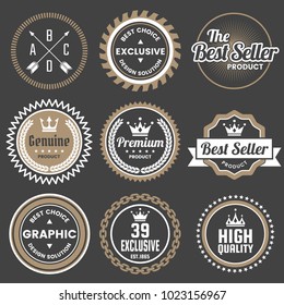 Vintage Retro Vector Logo for banner, poster, flyer